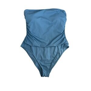 Shade & Shore Light Blue One Piece Swimsuit XL